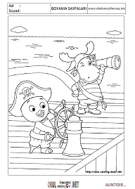 back-yardigans boyama sayfaları